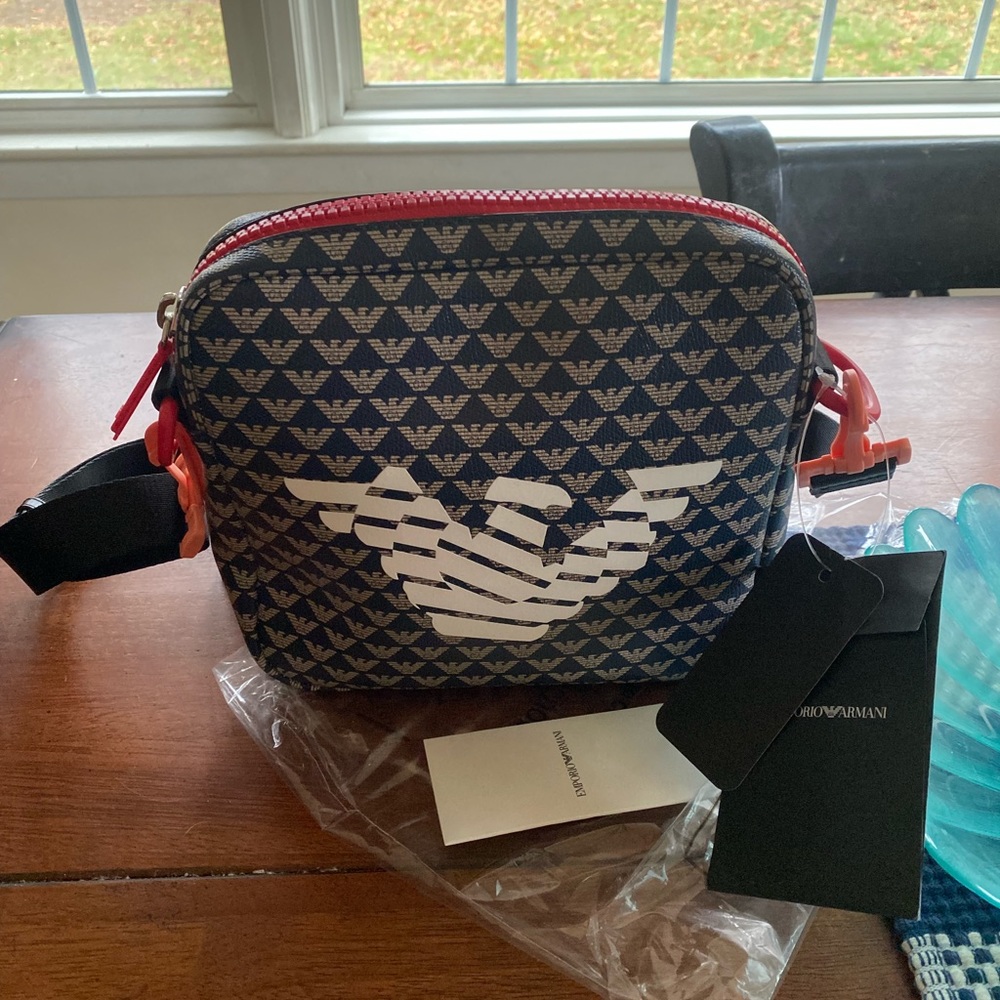 NWT Authentic Emporio Armani Crossbody Bag